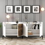 Hanah Home Venedik Consola Industrial Blanca